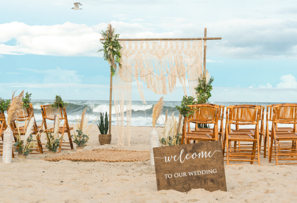 Bohemian Style Beach Wedding by Sunny Beach Weddings