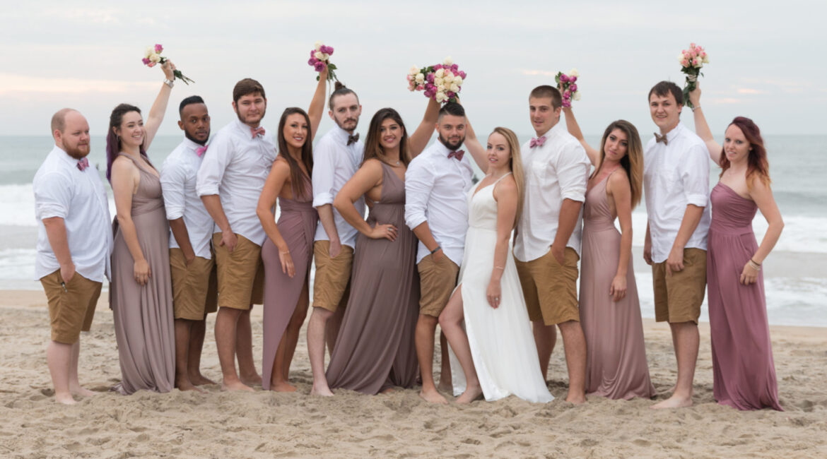Annaka & David Ocean City MD Beach Wedding 2017