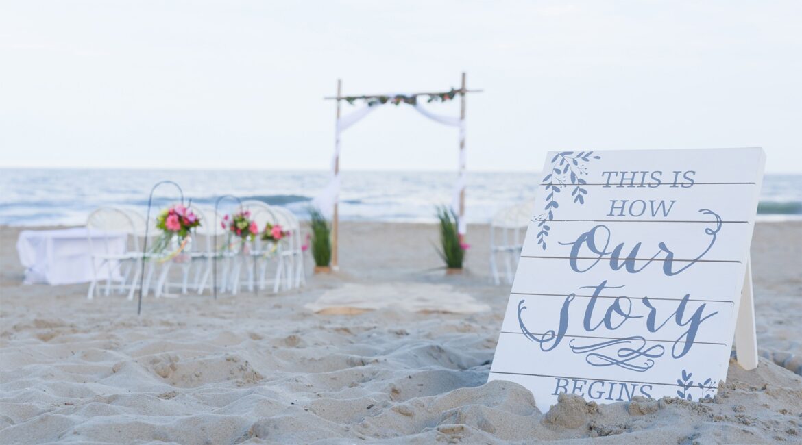 plan a beach wedding Sunny Beach Weddings Ocean City Wedding Packages